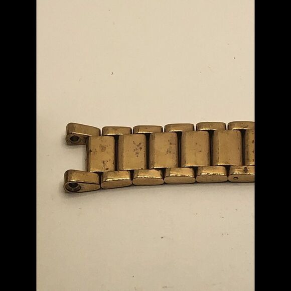 Michael Kors Watch Parts Links Partial Band Clasp Silver-tone 18mm PJ378 - Picture 11 of 12